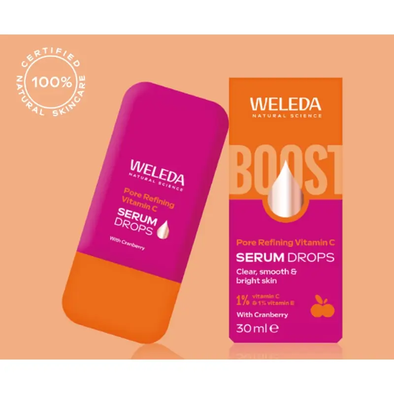 Weleda Perfecting Serum Booster Drops With Vitamins, 30 ml - Image 3