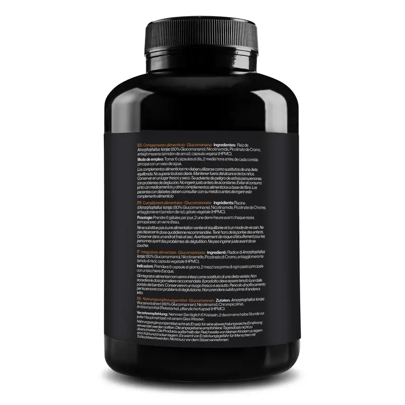 Zenement Glucomannan Natural Satiety, 180 vegan capsules - Image 7