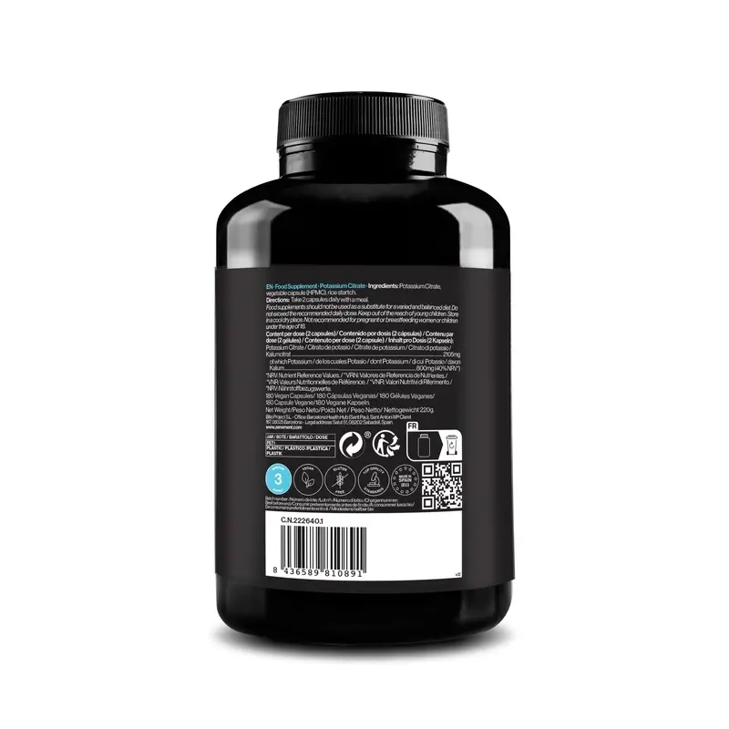 Zenement Potassium Citrate 2105 Mg, 180 vegan capsules - Image 2