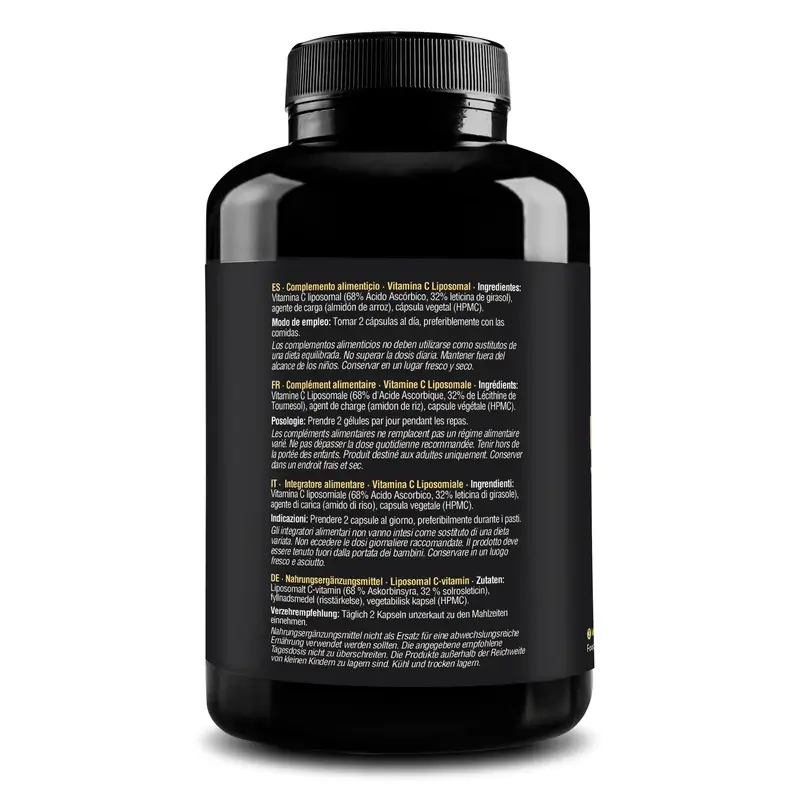 Zenement Liposomal Vitamin C Liposomal, 180 vegan capsules - Image 3