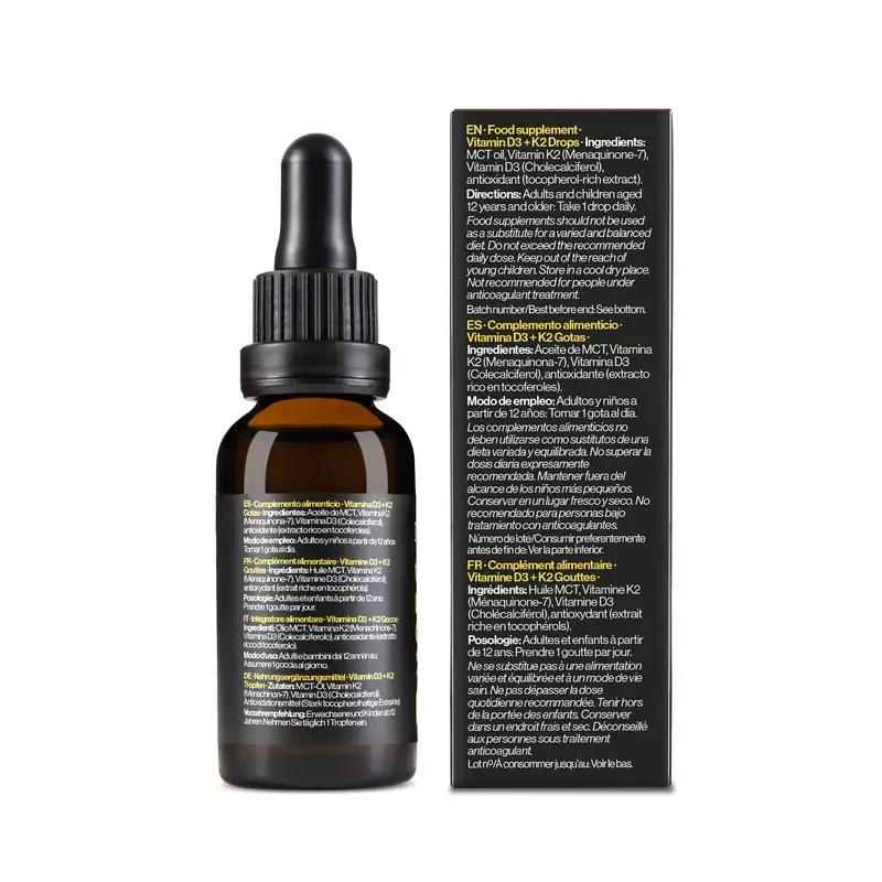 Zenement Vitamin D3 + K2 Drops, 50 ml - Image 3